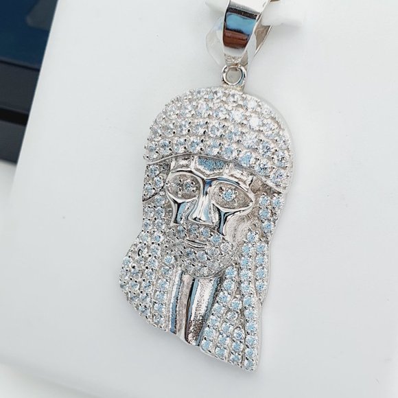 "925 Sterling Silver Cubic Zirconia Pendant, UU1P6A6024 - Picture 3 of 9